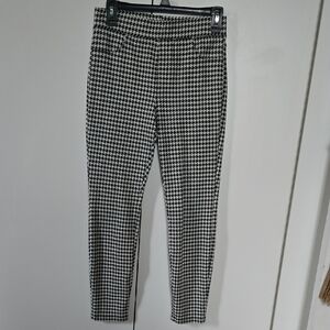 Sanctuary Black and White Houndstooth Pants